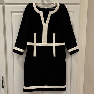Diane von Furstenberg Black & White Dress - Size 6